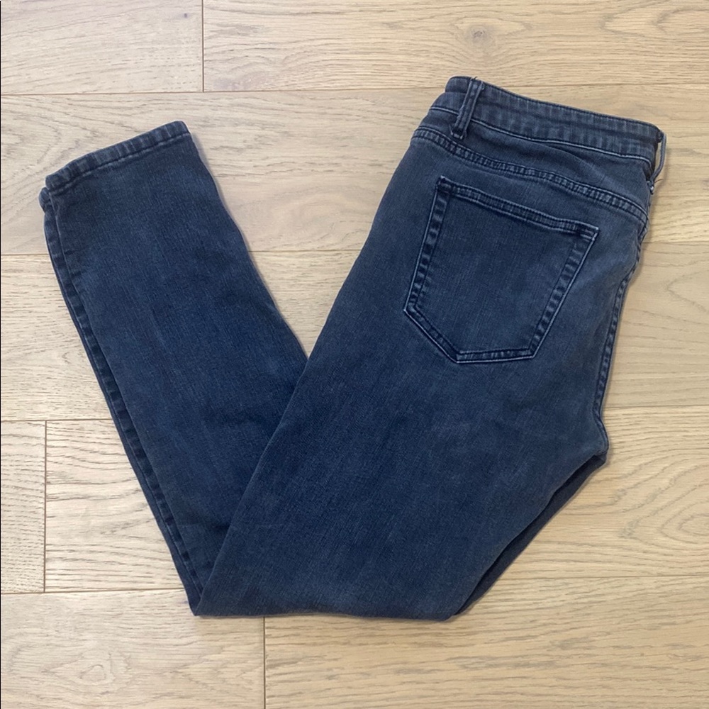 Men's Slim Jeans - Washed Black